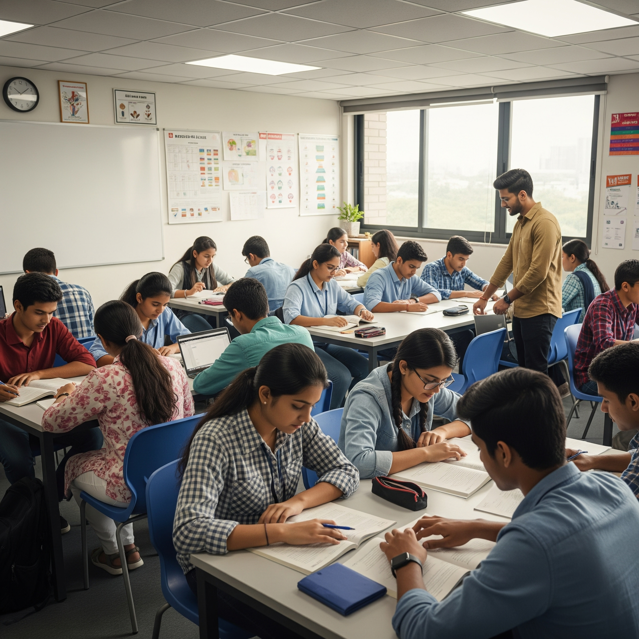 Students Studying